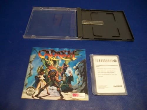 NEC TurboGrafx-16 Game ~ CADASH ~ Complete w/Manual ~ Tested Works Great!