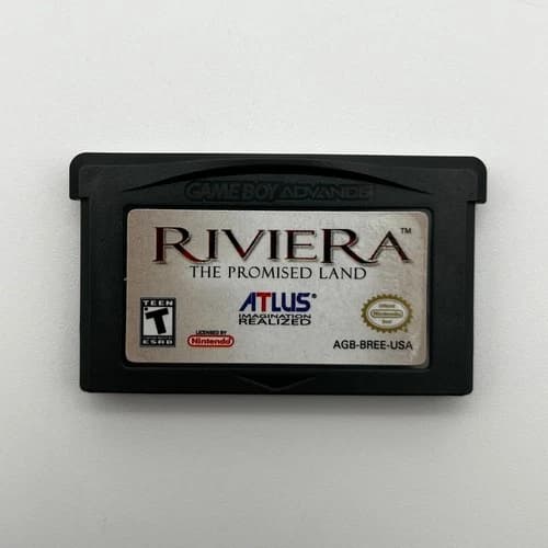 Riviera The Promised Land Game Boy Advance GBA Cartridge