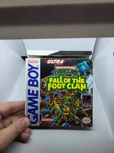 Teenage Mutant Ninja Turtles: Fall of the Foot Clan (Nintendo Game Boy) CIB Test