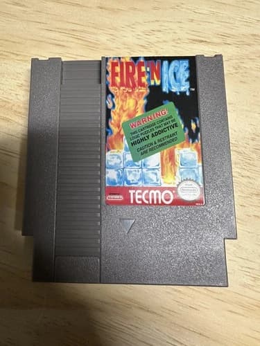 Fire N Ice Nintendo NES Cart NTSC