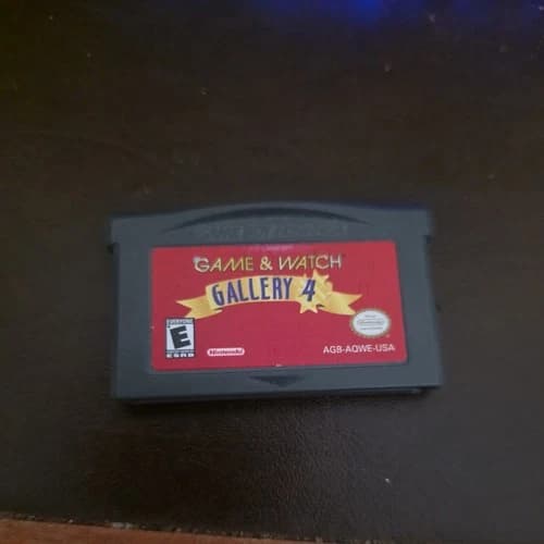 Game And Watch Gallery 4 (Nintendo GBA, 2002) CART ONLY - PINS CLEANED