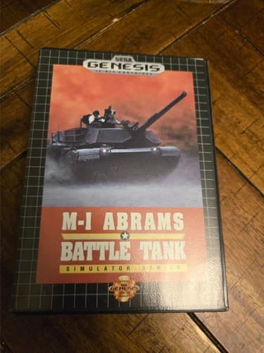 M-1 M1 Abrams Battle Tank (Sega Genesis) - CIB COMPLETE - VG03