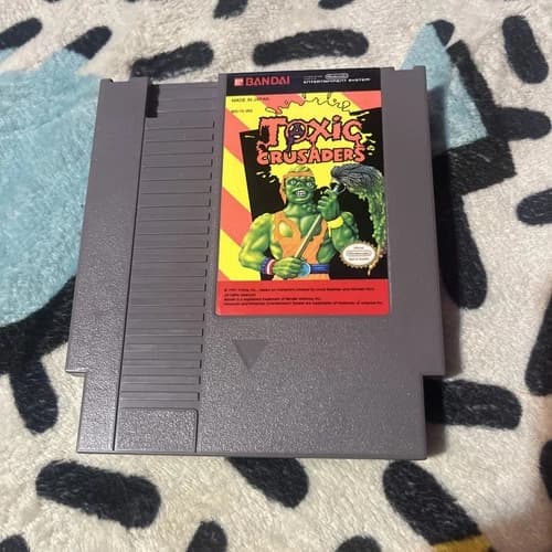 Toxic Crusaders Nintendo Entertainment System NES Authentic Tested & Works Great