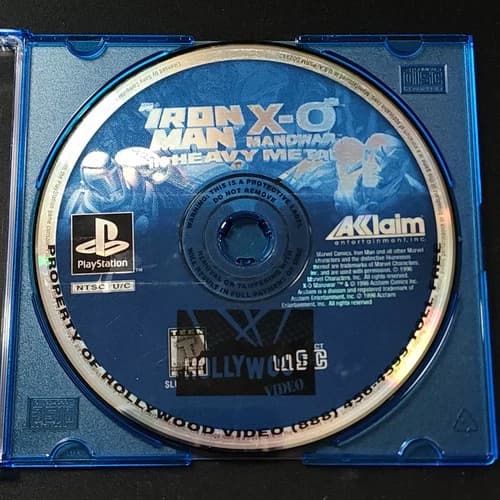 Iron Man X-O Manowar in Heavy Metal (Sony Playstation 1 PS1) - Disc Only, Tested