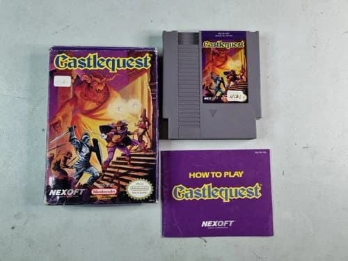 Castlequest (Nintendo Entertainment System, 1989) CIB Complete Tested