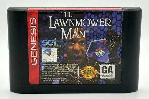 Lawnmower Man (Sega Genesis) Retro Video Game - Tested