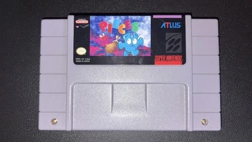 Pieces (Super Nintendo SNES, 1994) Authentic Cart Cleaned & Tested VG Shape!