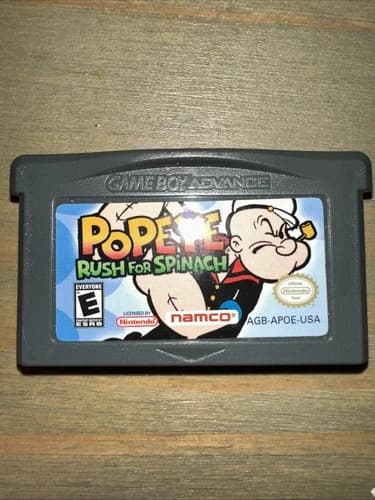 Popeye: Rush for Spinach (Nintendo Game Boy Advance, 2005) – Authentic Cartridge