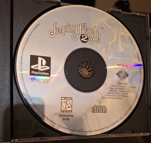 Jumping Flash 2 (Sony PlayStation 1, 1996) PS1- Disc ONLY- Tested Working
