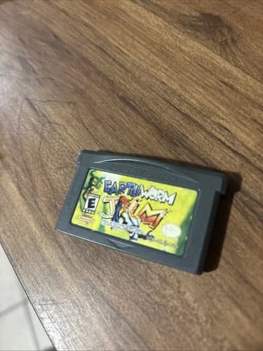 TESTED AUTHENTIC OEM GBA CART Earthworm Jim (Nintendo Game Boy Advance, 2001)