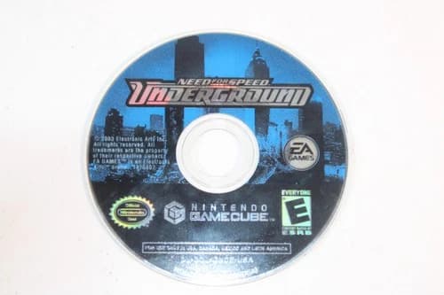 Need for Speed: Underground (Nintendo GameCube, 2003) Disc Only