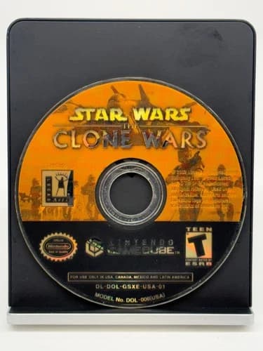 Star Wars The Clone Wars for Nintendo GameCube Game - Disc Only, Tested & Works!