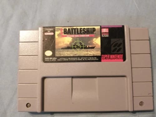 Battleship (Super Nintendo Entertainment System, SNES, 1993) Game Only