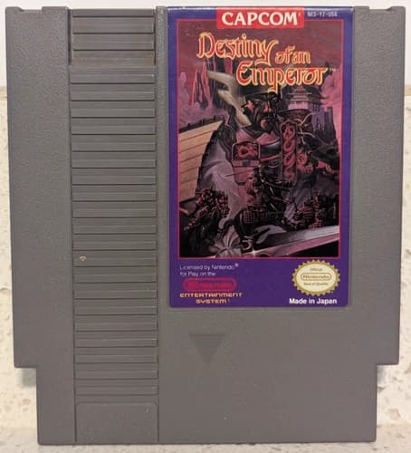 Destiny of an Emperor NES Loose Capcom Nintendo Entertainment System