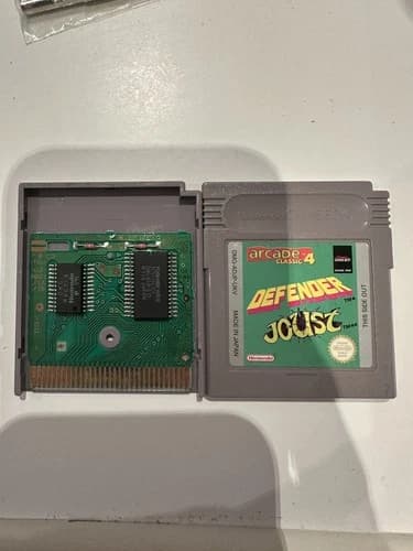 Genuine! Defender Joust Arcade Classic 4 Nintendo Gameboy