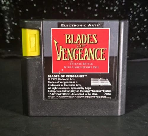 Blades of Vengeance~Sega Genesis, 1993~Authentic and Tested~Loose