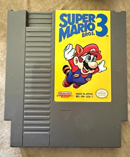 Nintendo Super Mario Bros. 3 Game Cartridge NES NTSC-U/C (US/Canada)