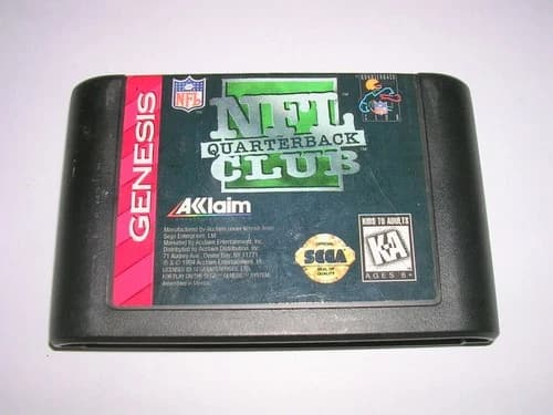 NFL Quarterback Club (Sega Genesis GEN) Original Game
