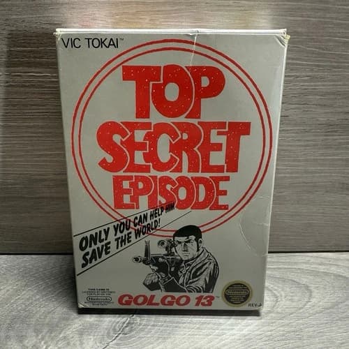 Golgo 13 Top Secret Episode (Nintendo Entertainment System NES) Box Manual Game