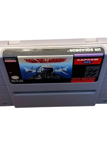 U.N. UN Squadron (SNES Super Nintendo) 1991 Genuine Authentic
