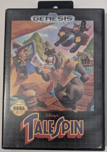 Talespin Sega Genesis CIB Cleaned and Tested Working