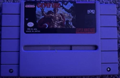 Gemfire (super Nintendo Entertainment System, 1992) Tested, And Working