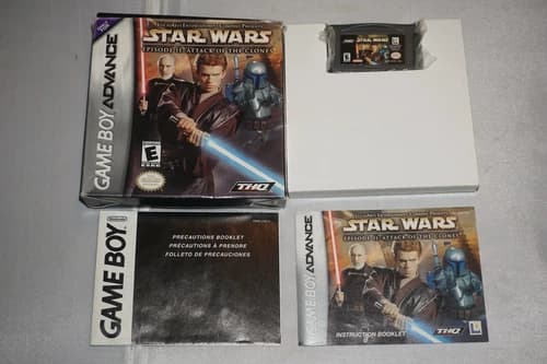 Star Wars Episode II Attack of The Clones (Gameboy Advance GBA) Complete CIB