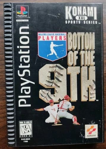 Bottom of the 9th Long Box Cib (Sony PlayStation 1, 1996) ps1 complete PS-1