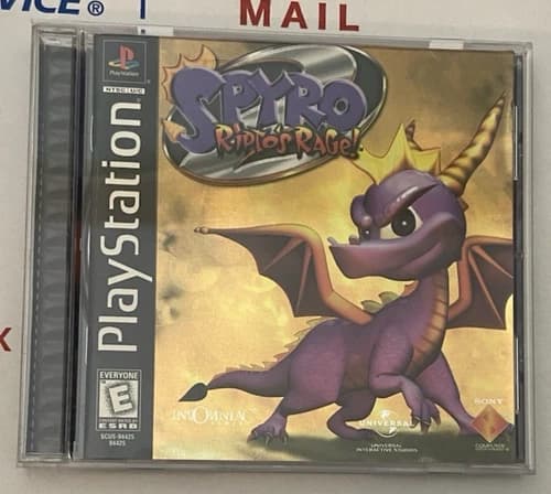 Spyro The Dragon 2 Riptos Rage Sony PlayStation 1 PS1 Game - Complete
