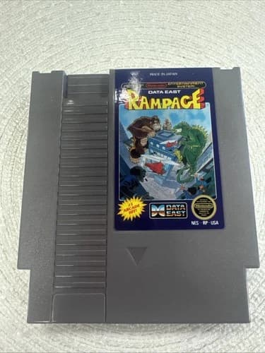 Rampage NES Nintendo Authentic Arcade Classic Original 2 Player Game