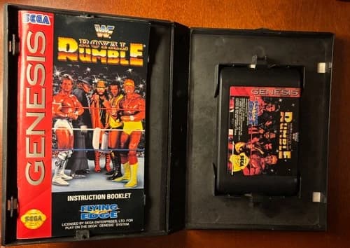 Royal Rumble WWF Video Game Sega Genesis CIB