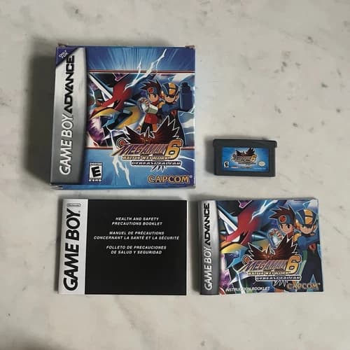 Mega Man Battle Network 6: Cybeast Falzar Game Boy Advance GBA Complete CIB US