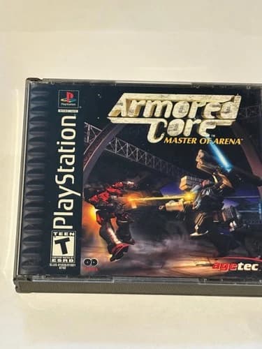 Armored Core: Master of Arena (Sony PlayStation 1, 2000) CIB Complte in Box.