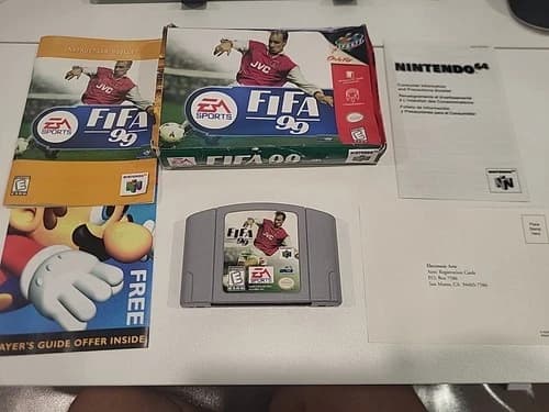 N64 NINTENDO 64 FIFA 99 Complete Tested and Working