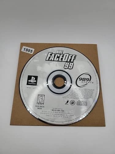 NHL FaceOff 99 (PlayStation 1 PS1) DISC ONLY NO TRACKING