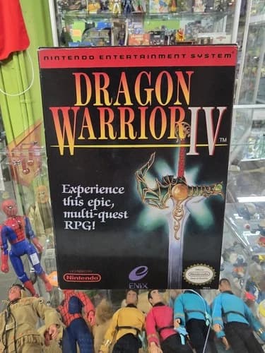 Dragon Warrior IV (Nintendo Entertainment System, 1992) Completein Box CIB NES