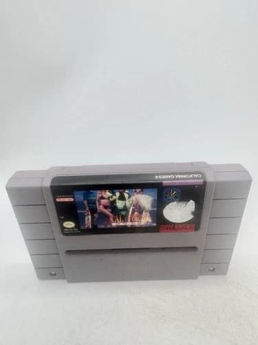 SNES California Games II 2 Super Nintendo Cartridge Tested and Working