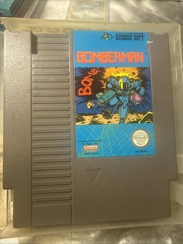 NES BOMBERMAN GAME VERY RARE AUTHENTIC & TESTED! NINTENDO HUDSON SOFT
