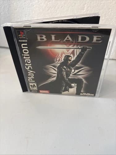 Blade (Sony PlayStation PS1, 2000) Black Label - CIB - Complete