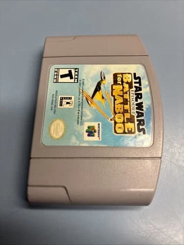 Star Wars Battle For Naboo Nintendo 64 N64 Cartridge Only Pre-Owned Tested Works