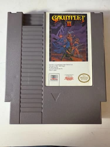 THE GAUNTLET II (2) for Original 1985 NES Nintendo Game System - Cartridge Only