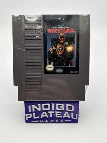 WCW World Championship Wrestling - 1990 NES Nintendo Game - Cart Only - TESTED!