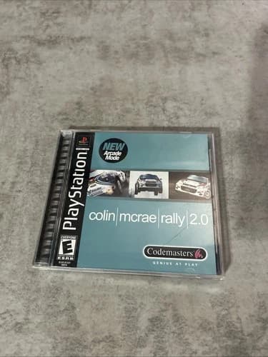 Colin Mcrae Rally 2.0 Arcade Mode Codemasters Sony Playstation 1 PS1 W/ Reg Card
