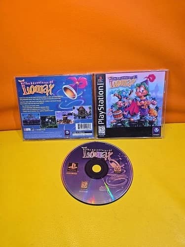 The Adventures of Lomax (Sony PlayStation 1, 1996) PS1, complete, CIB, tested
