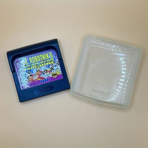 Sega Game Gear Dr. Robotnik's Mean Bean Machine Vintage Video Game w/ Clamshell