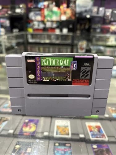 PGA Tour Golf (Super Nintendo Entertainment System SNES, 1992) Tested!