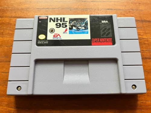 NHL 95 (SNES, 1994) Authentic, Tested, Good Cond, Fast Ship!