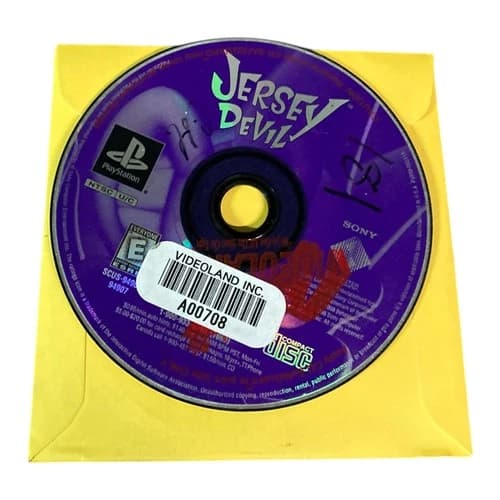 Sony PlayStation 1 PS1 Disc Only Tested Jersey Devil CF