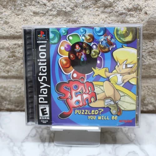 Spin Jam PS1 (Sony PlayStation 1, 2000) Complete
