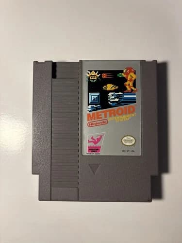 Metroid Nintendo NES Game Cartridge 1985